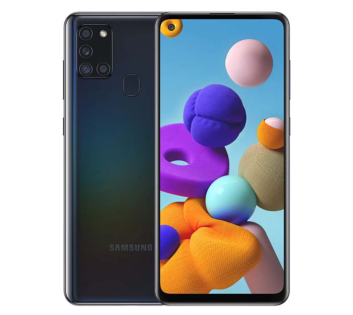 картинка Смартфон Samsung Galaxy A21S Black (SM-A217FZKNSKZ) от магазина ДомКомфорт