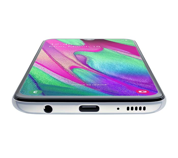 картинка Cмартфон Samsung Galaxy A40 White SM-A405FZWDSKZ от магазина ДомКомфорт