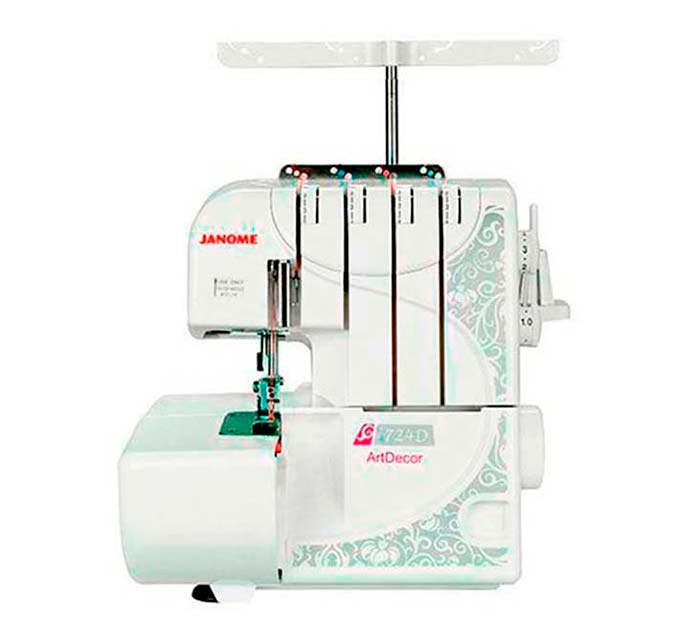 картинка Швейная машина (оверлок) JANOME ArtDecor 724D от магазина ДомКомфорт